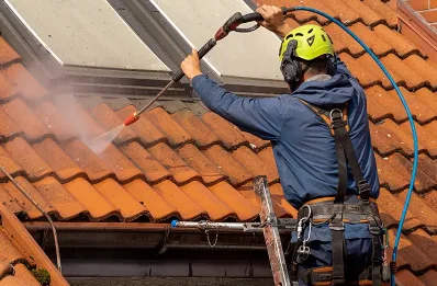 Démoussage et hydrofuge de toiture à Montfleur